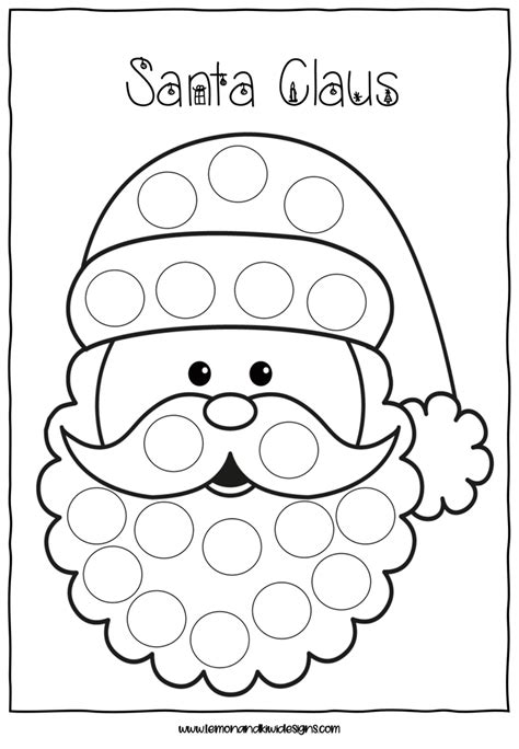 Christmas Dot Marker Printables