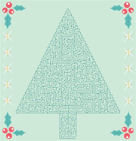 Christmas Mazes Printable Free