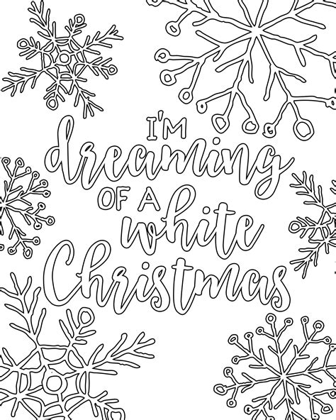 Christmas Printable Coloring Page