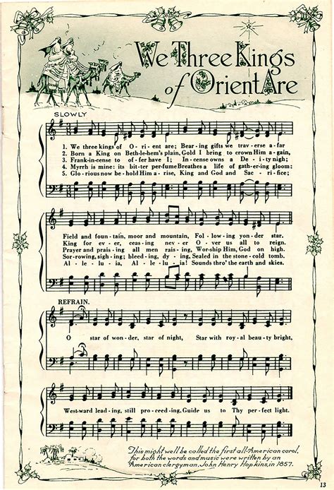 Christmas Sheet Music Free Printable