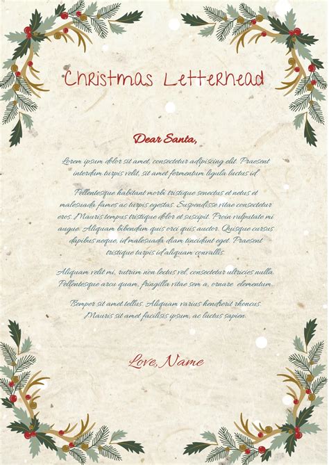 Christmas Template For Google Docs