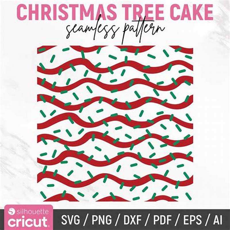 Christmas Tree Cake Pattern