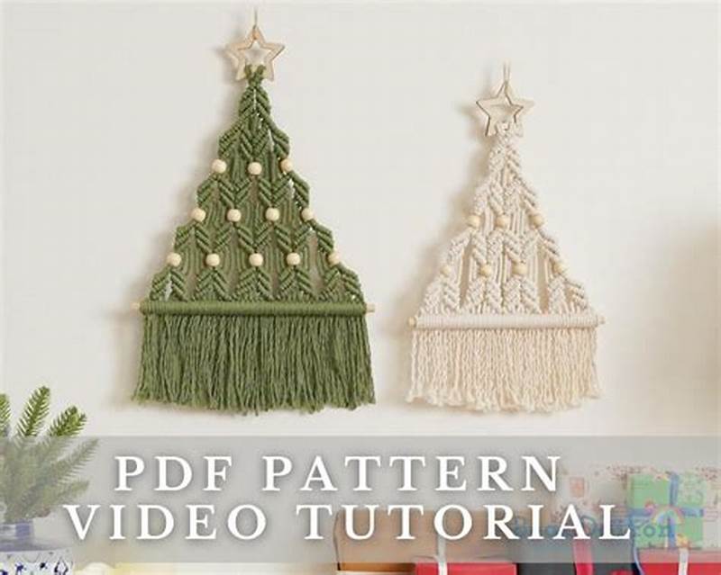 Christmas Tree Macrame Pattern