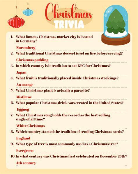 Christmas Trivia Games For Adults Printable
