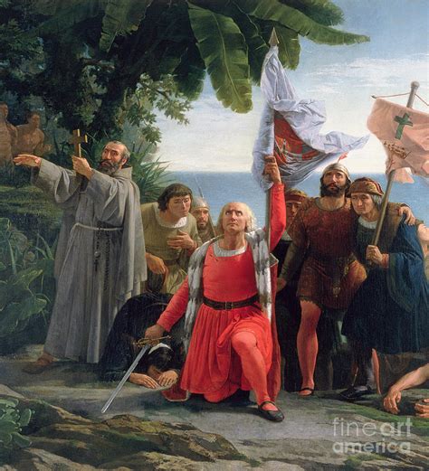 Christopher Columbus mendarat di Amerika