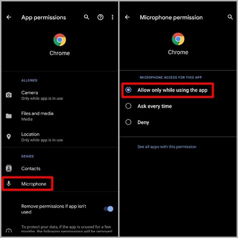 Chrome Microphone Allow