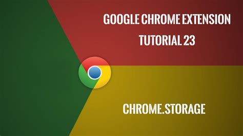 Chrome Storage