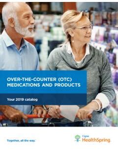 Cigna Healthspring Over The Counter Catalog 2017