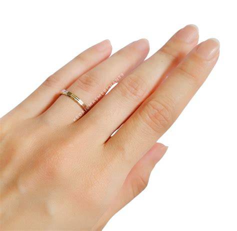 Cincin Emas Stackable