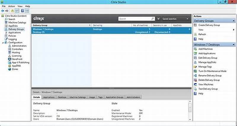 Citrix Xendesktop Machine Catalog Device Collection