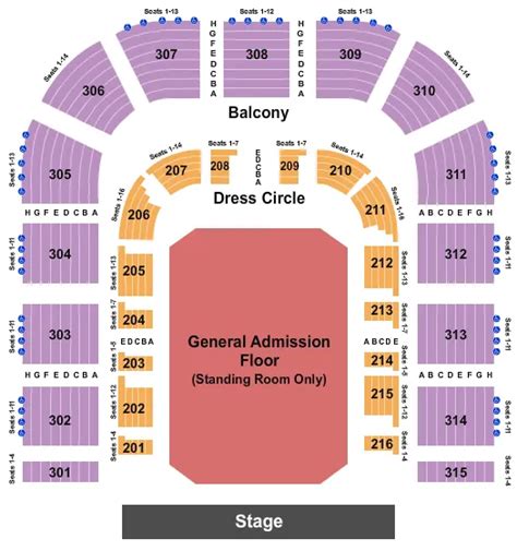 Civic National Center Seating Chart