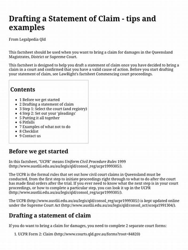 Claim Drafting Examples