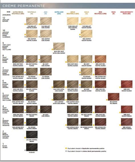 Clairol Grey Busters Color Chart