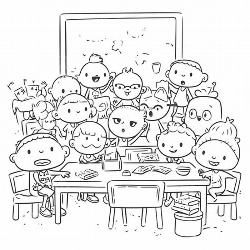 Class Coloring Pages