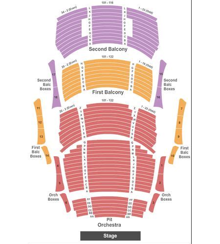 Clay Center Seating Chart Wv