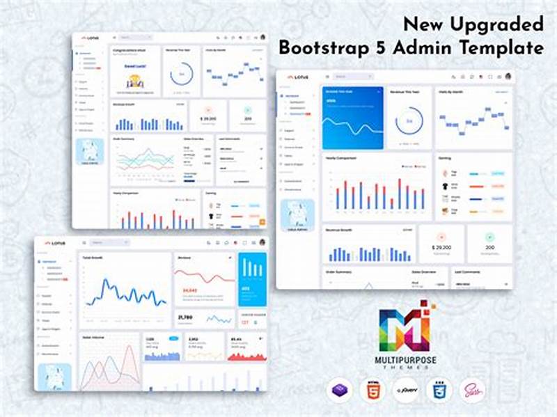 Clean Advanced Blog Dashboard Template