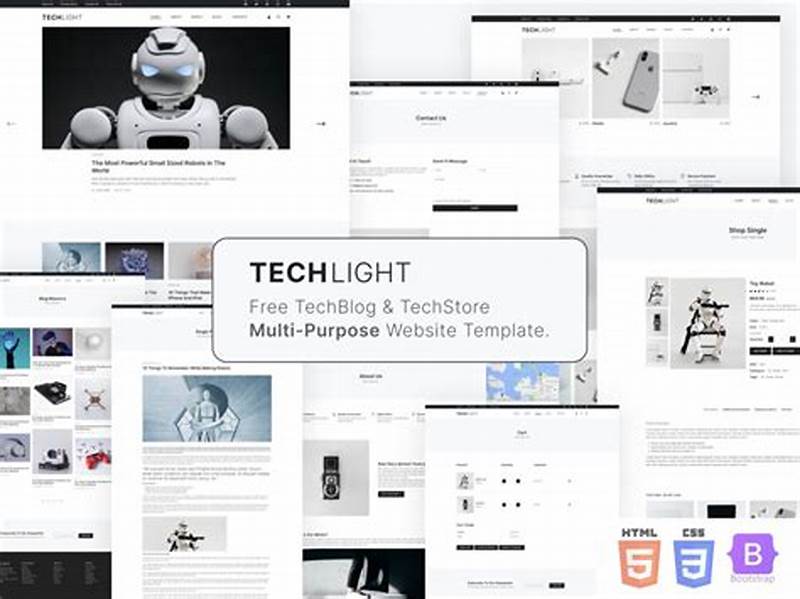 Clean Advanced Tech Bootstrap Template