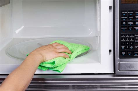 Clean Microwave Handle Regularly