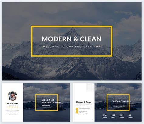 Clean Powerpoint Template