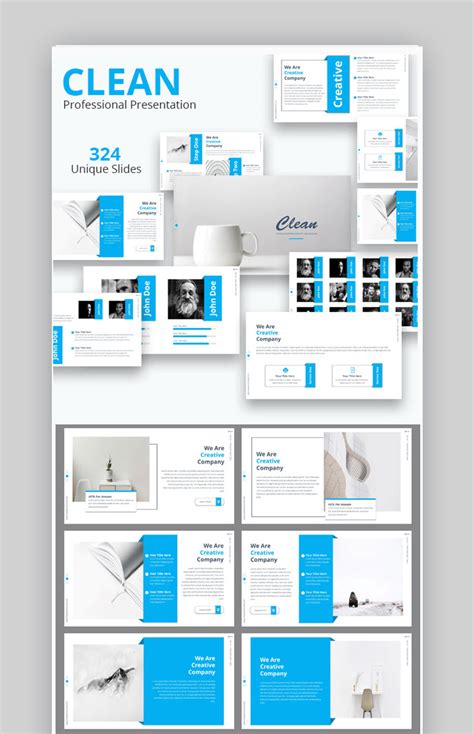 Clean Powerpoint Templates