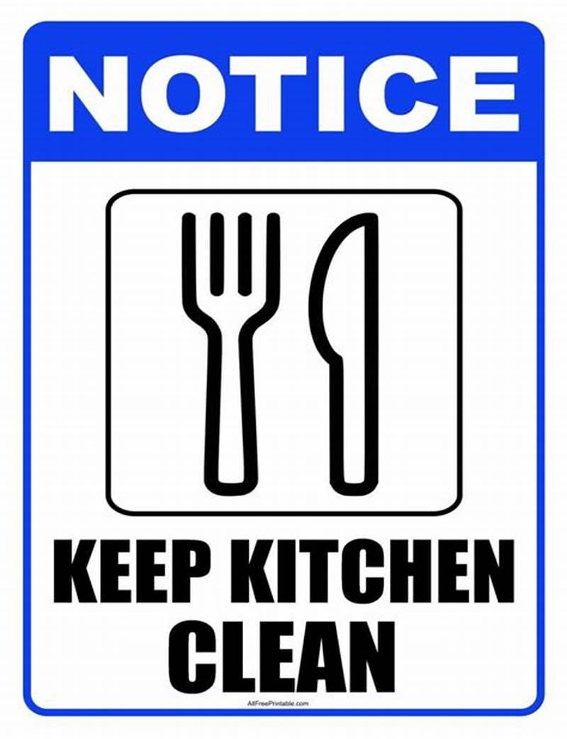 Clean Sign Printable