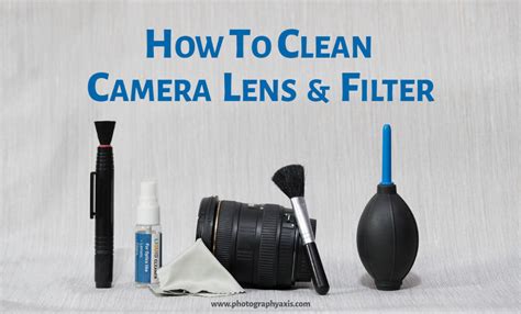 Membersihkan Lensa Filter