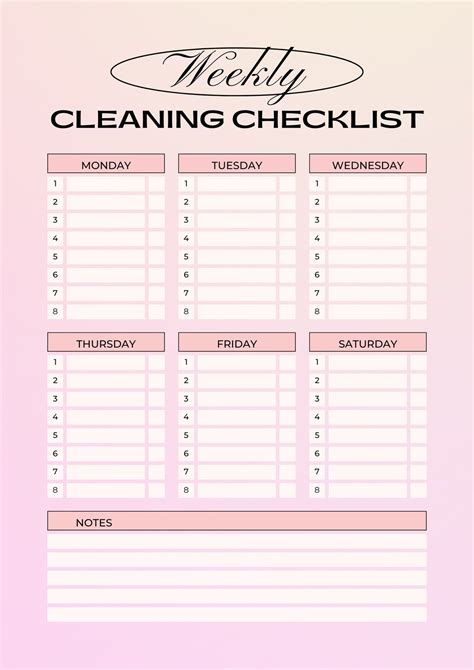 Cleaning Templates Free
