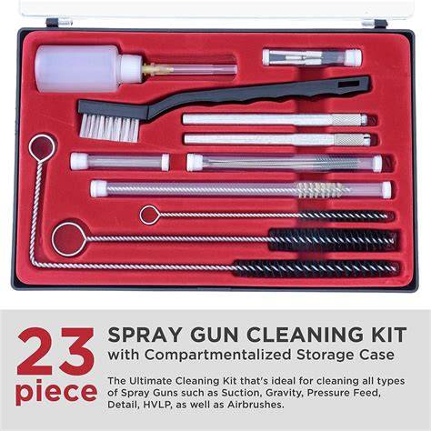 Cleaning a spray gun