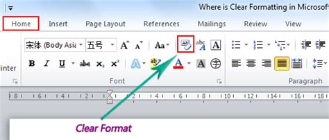 Clear Formatting