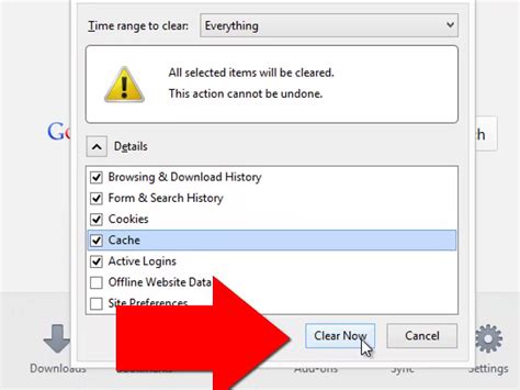 Clear Your Browser's Cache and Cookies