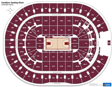 Cleveland Cavaliers Stadium Seating Chart
