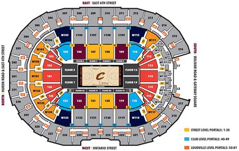 Cleveland Cavs Seating Chart