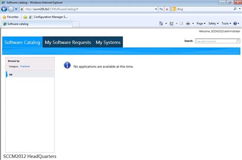 Clients Cannot Install Software From Application Catalog