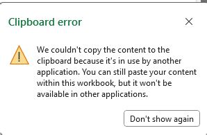 Clipboard Clash: Resolving 'Content in Use' Errors and Optimizing Workflow