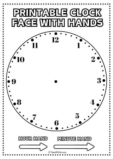 Clock Face Printables