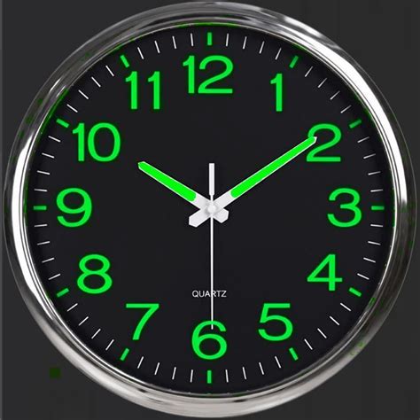 Clock at night