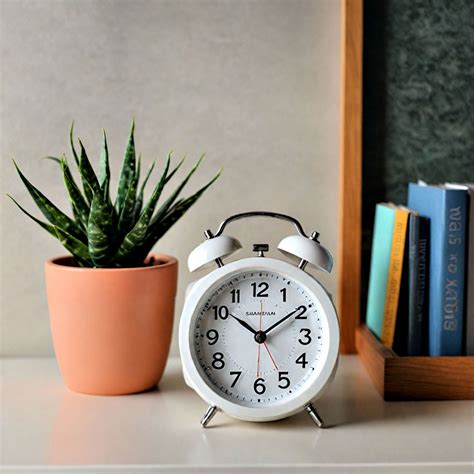 Clock on desk