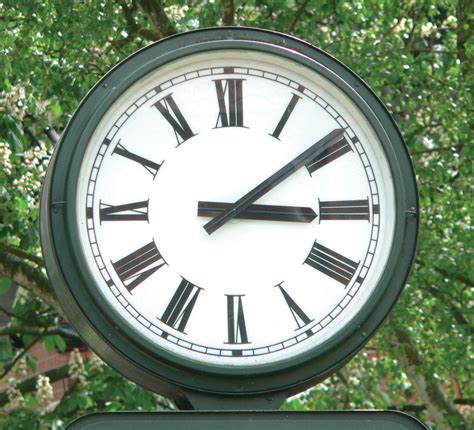 Clock with Roman numerals
