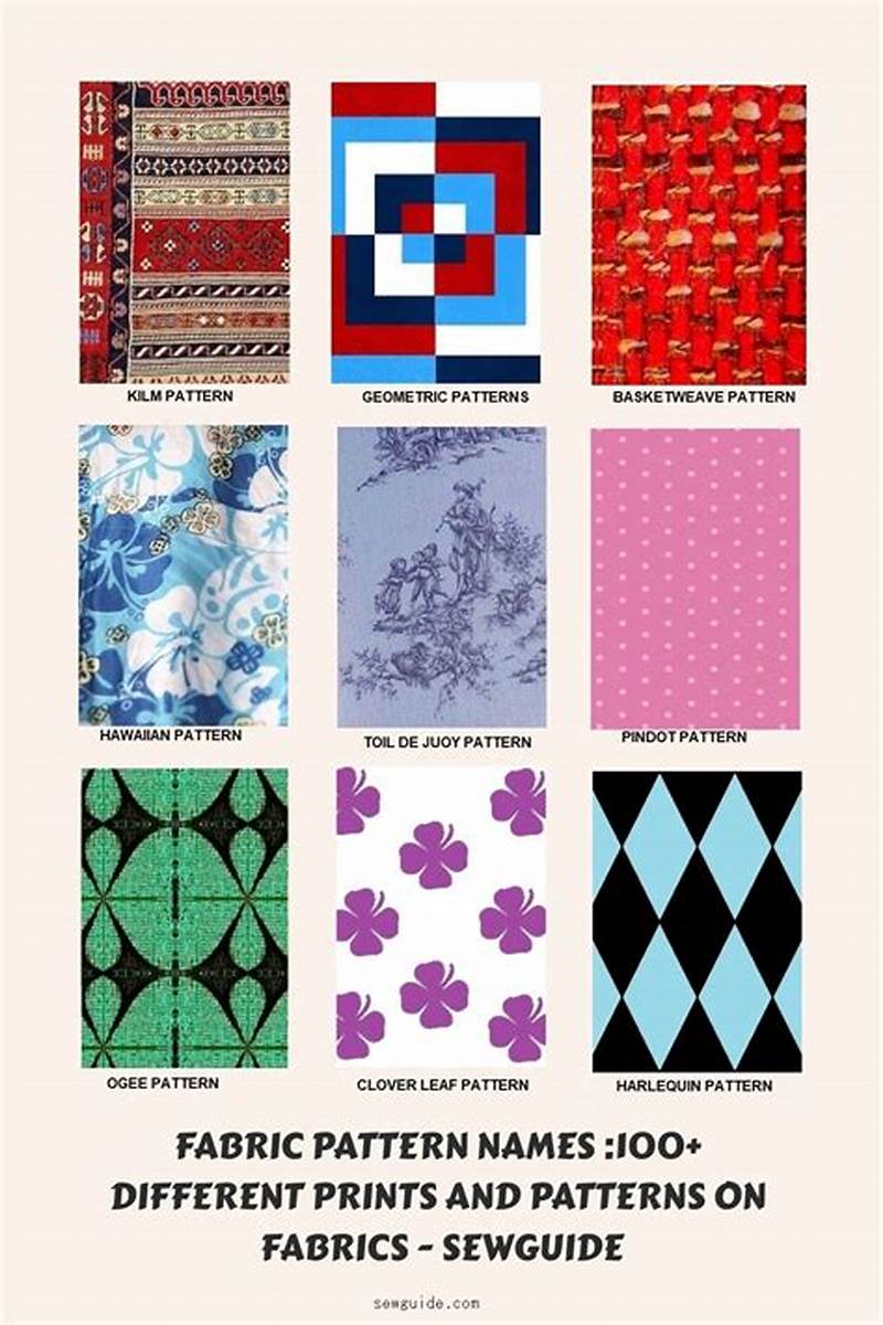 Cloth Pattern Names