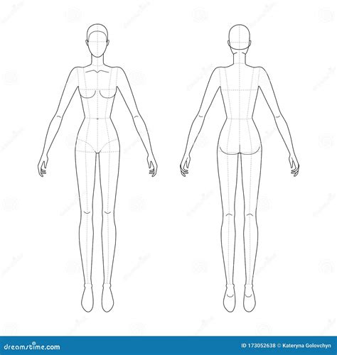 Clothing Design Body Template
