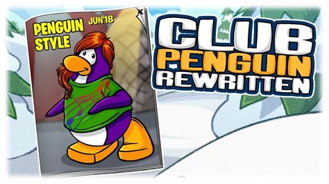 Club Penguin Rewritten June 2018 Catalog