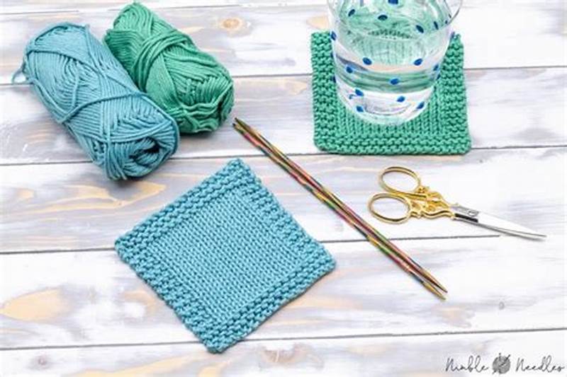 Coaster Pattern Knitting