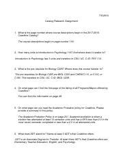 Coastline Course Catalog