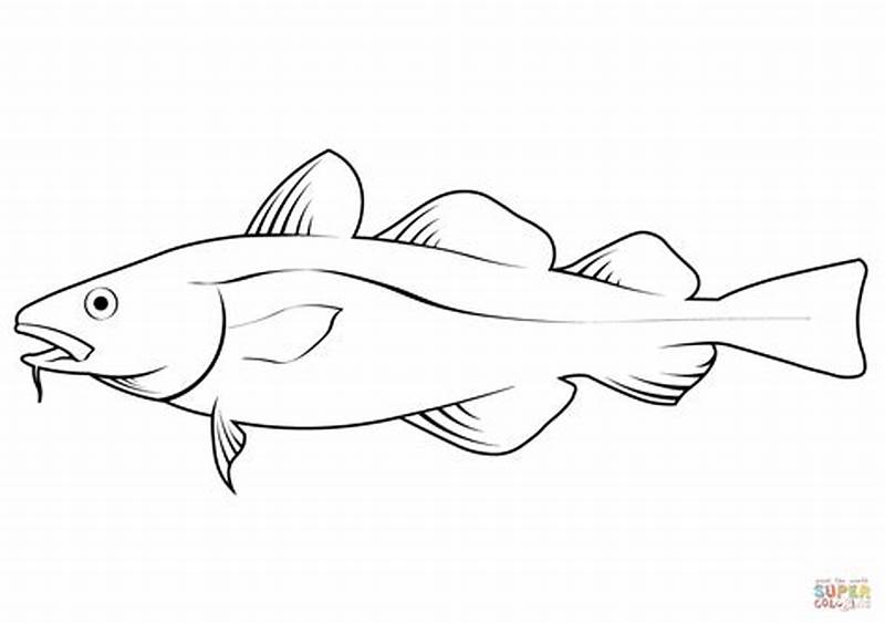 Cod Coloring Pages