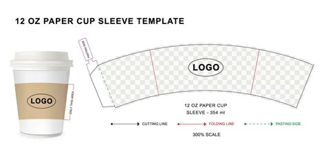 Coffee Cup Sleeve Template