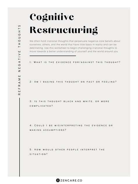 Restructuring Worksheet