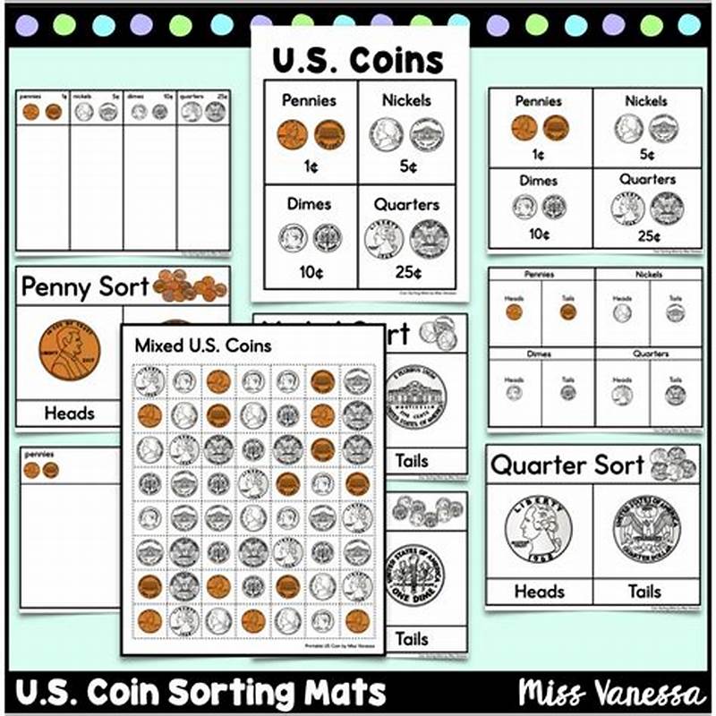 Coin Sorting Printable