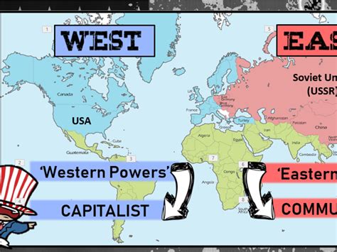 Cold War Superpowers Map