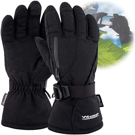 Waterproof cold weather fishing gloves