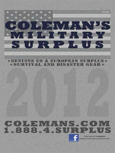 Colemans Military Surplus Catalog